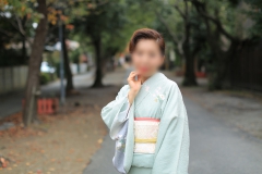 妖艶な着物美人奥様